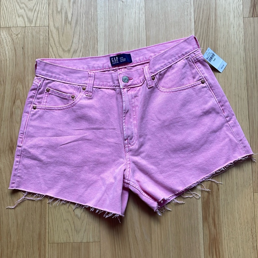 Gap Pink Jean Shorts NWT